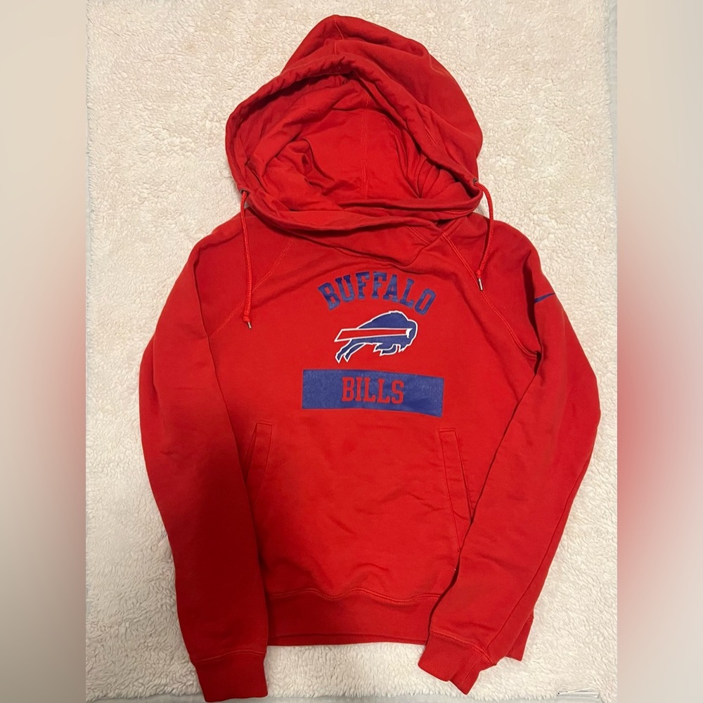 Women’s Nike Buffalo Bills Red Logo Hoodie | Small